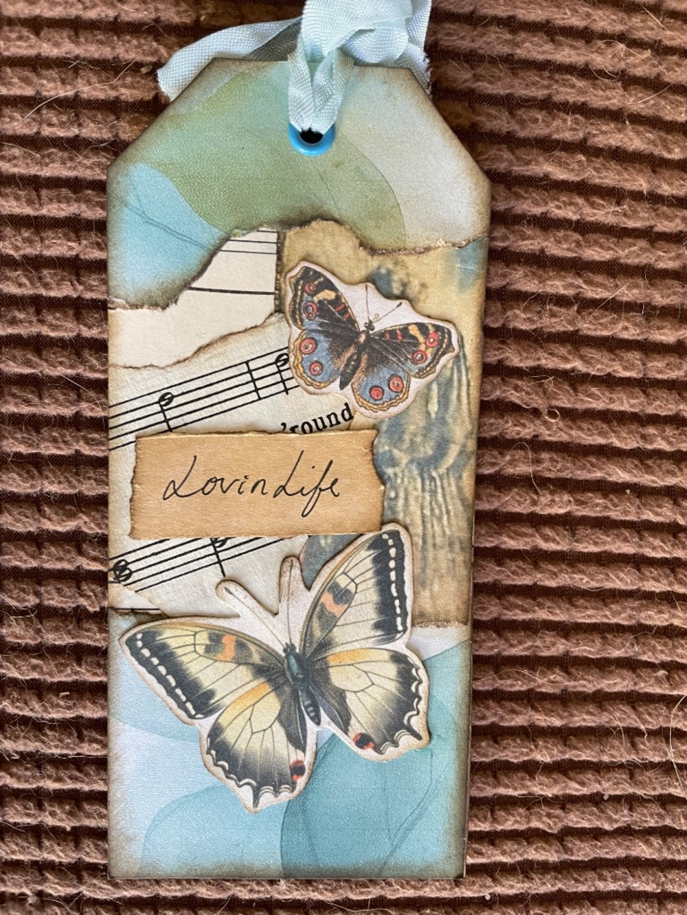 PRICE DROP! Handmade Tags For Special Gifts, Junk Journals, Collages- Set of 6 - Picture 7 of 16